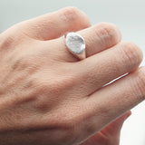 LOVE PRINT SIGNET RING