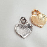 LOVE PRINT HEART NECKLACE