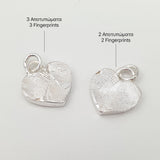 LOVE PRINT HEART NECKLACE