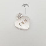 LOVE PRINT HEART NECKLACE
